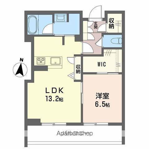 シャーメゾンステージ神明(1LDK/4階)の間取り写真