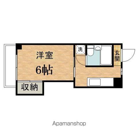 メゾングリーンライフ(1K/2階)の間取り写真