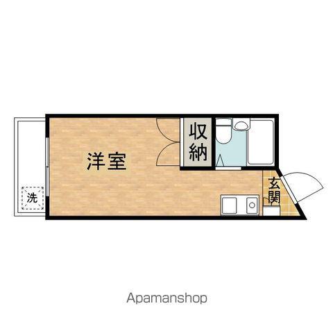 グランラパン(ワンルーム/3階)の間取り写真