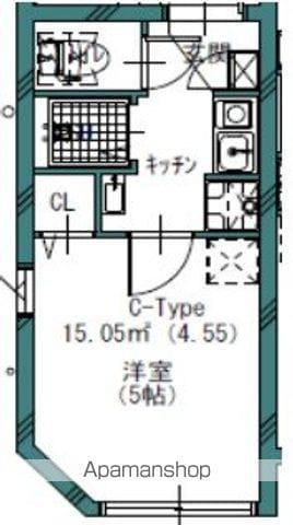 GREW KOENJI RESIDENCE(1K/3階)の間取り写真