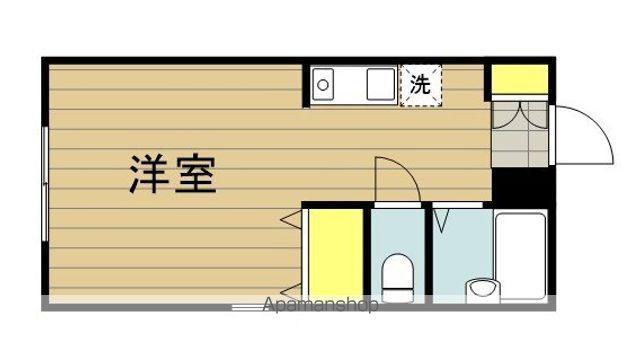 ボン・メゾン・みたけ(ワンルーム/1階)の間取り写真