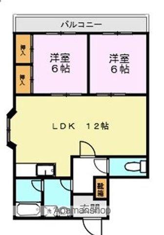 パークサイド尾ノ上C棟(3LDK/2階)の間取り写真