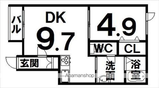 E-STYLE1(1DK/3階)の間取り写真