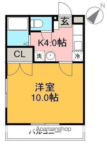 ハイネッツⅠ(1K/3階)の間取り写真