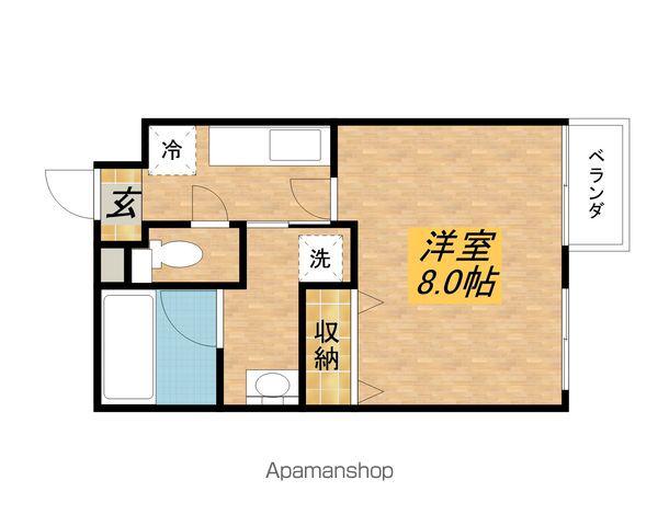 アンビエンテ(1K/2階)の間取り写真