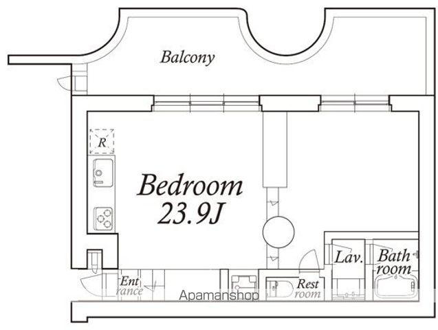 アスタルテ上原(ワンルーム/1階)の間取り写真