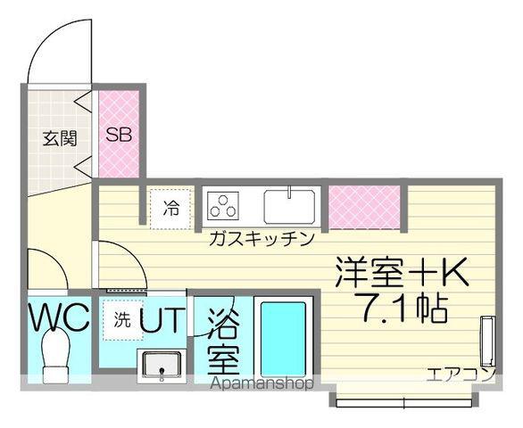 SKYFEELAN(1K/4階)の間取り写真