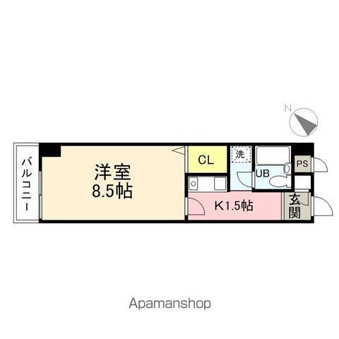 レジデンス106(1K/2階)の間取り写真