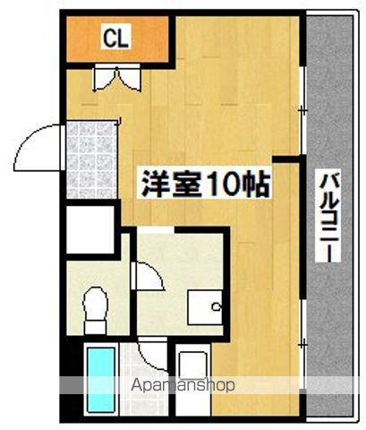 レガーレ長居公園(ワンルーム/9階)の間取り写真