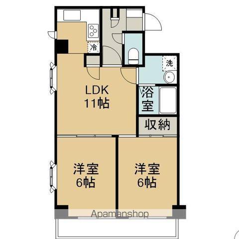 カサグランデ88(2LDK/3階)の間取り写真