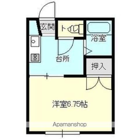 コットンステート館向(1K/1階)の間取り写真
