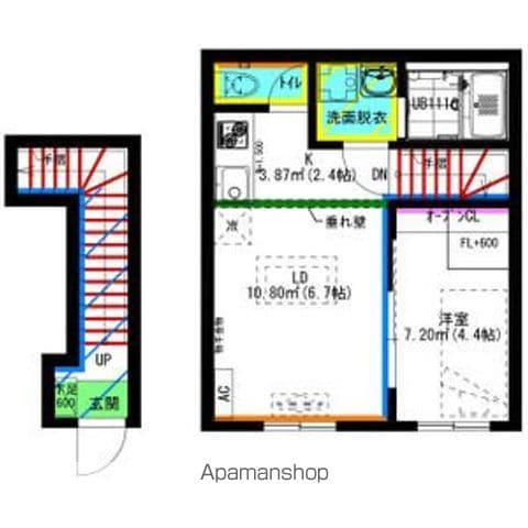 RADIANCE大府Ⅱ(1LDK/2階)の間取り写真
