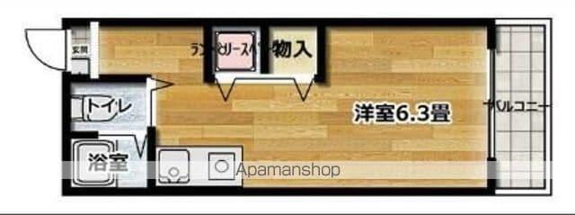 ジュネスビクトリア(ワンルーム/3階)の間取り写真