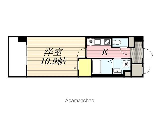 大楠2丁目プロジェクト(1K/3階)の間取り写真