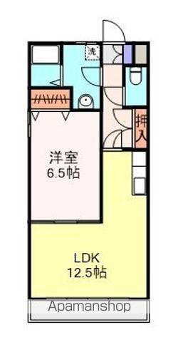 フォレストR(1LDK/1階)の間取り写真