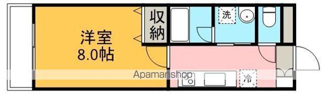 SONNE BLD Ⅲ(1K/3階)の間取り写真