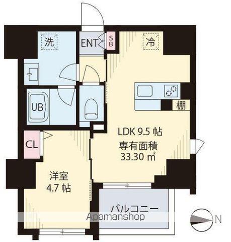 VEREDA NAKANO(1LDK/7階)の間取り写真