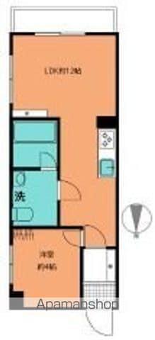 パレス上井草(1LDK/4階)の間取り写真