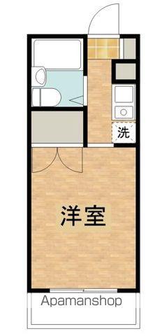 カレ・ド・セルクル(ワンルーム/3階)の間取り写真