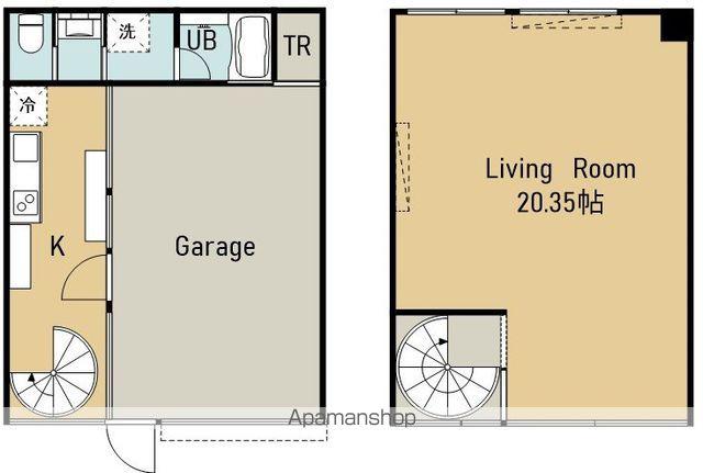 KUROKANE 39(1K/1階)の間取り写真