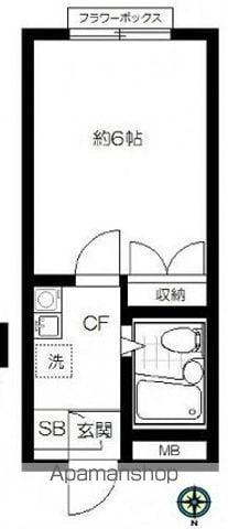 ELEGANCE豊玉(1K/3階)の間取り写真