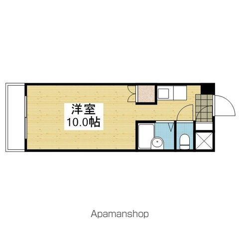 オクトワール松山中村(ワンルーム/2階)の間取り写真