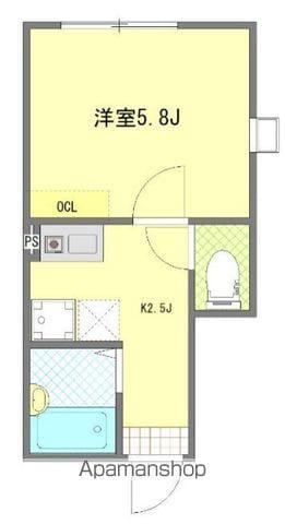 マウ東高円寺(1K/1階)の間取り写真
