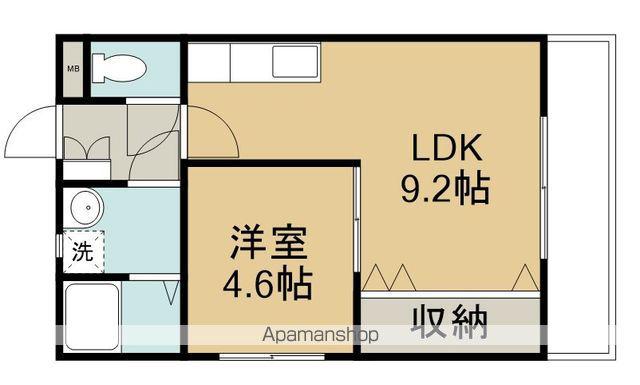 プチメゾン柿の木(1LDK/2階)の間取り写真