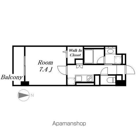 AVANTI(1K/3階)の間取り写真