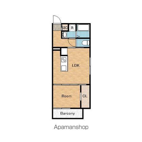 STAY THE HOUSE 日根野ウエスト(1LDK/2階)の間取り写真