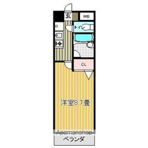 ソフィア緑ヶ丘(1K/5階)の間取り写真