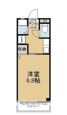 プルミエールメゾン(1K/2階)の間取り写真