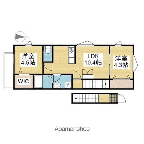 EARTH SYOENJI(2LDK/2階)の間取り写真