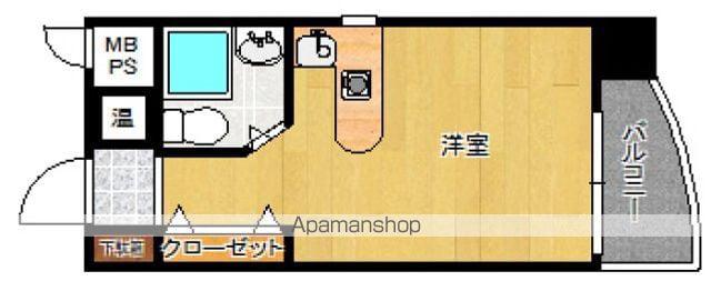 ロマネスク博多駅前(ワンルーム/7階)の間取り写真