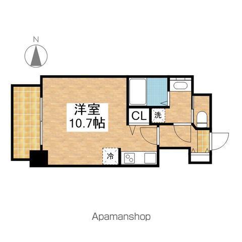 メゾンドール栄(ワンルーム/8階)の間取り写真