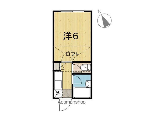 ロフティ鶴ヶ谷Ⅰ(1K/1階)の間取り写真