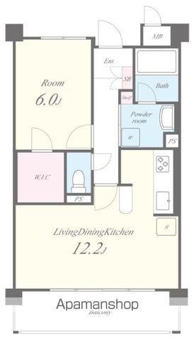 らんずF1(1LDK/2階)の間取り写真