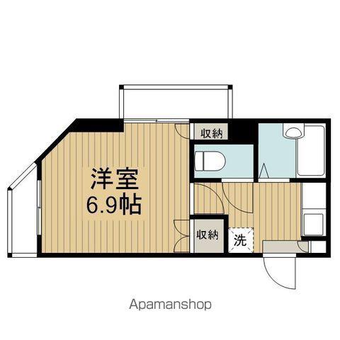 フォルス千川(1K/4階)の間取り写真
