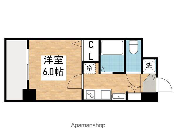 プレサンスNAGOYA桜通ビッグビート(1K/3階)の間取り写真