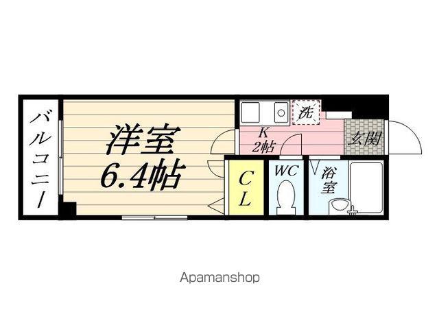 EMPRESS(1K/5階)の間取り写真