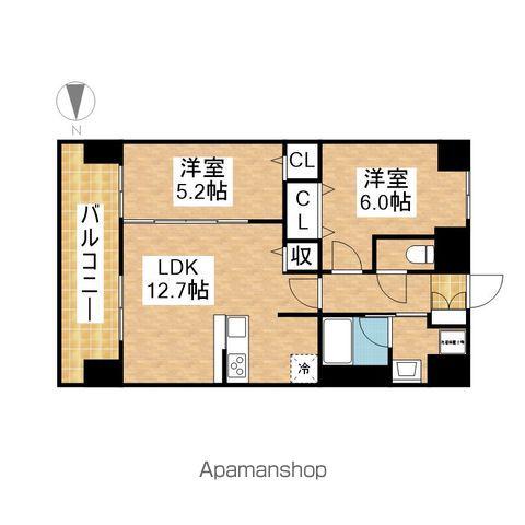 セイワパレス吹上公園(1SLDK/7階)の間取り写真