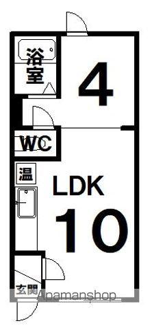 パークサイドT(1LDK/2階)の間取り写真
