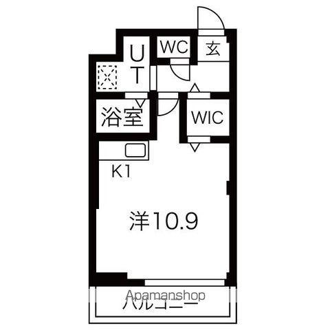 プレミアムキャッスル西春Ⅱ(ワンルーム/2階)の間取り写真