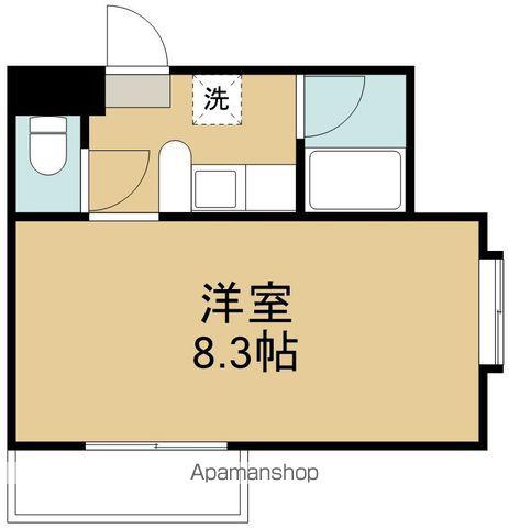 ウエストハウス井上(ワンルーム/1階)の間取り写真