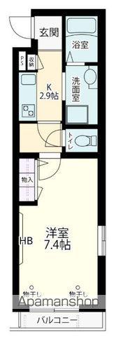 メゾンアスカ(1K/2階)の間取り写真