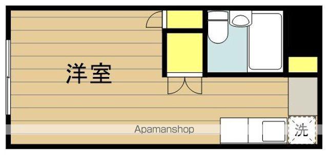 コンフォートマンション北戸田(ワンルーム/3階)の間取り写真