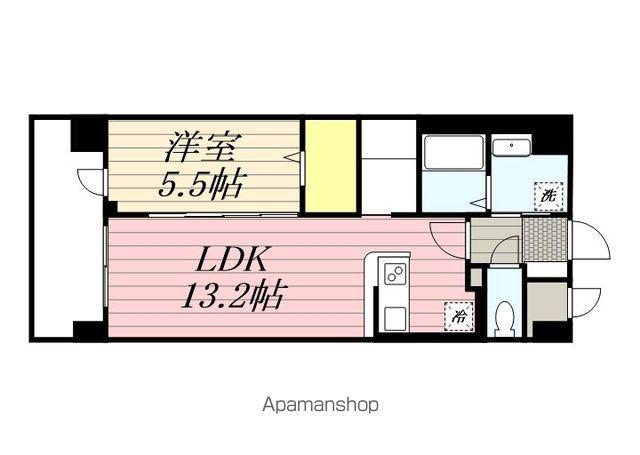 大楠2丁目プロジェクト(1LDK/3階)の間取り写真