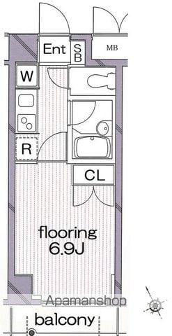 グランヴァン阿佐ヶ谷Ⅱ(1K/2階)の間取り写真