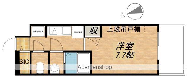 プレサンス大津京町ヴェリス(1K/12階)の間取り写真