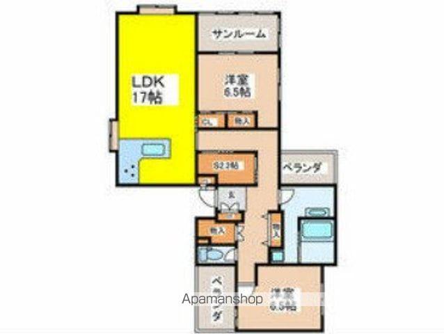 ベルメゾン荻窪(2SLDK/3階)の間取り写真